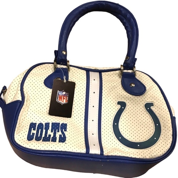 Vintage NFL Colts Accessories Bottle Cap Seat Belt Opener Handbag Mini Bag Tags - Picture 4 of 13